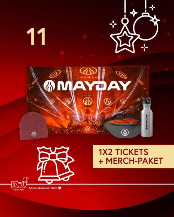1x2 MAYDAY Tickets + Merch-Paket